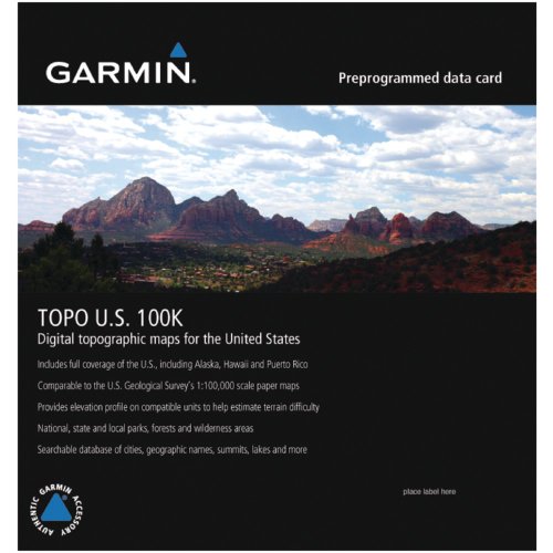 TOPO U.S. 100K MicroSD Card with SD Adapter von Garmin