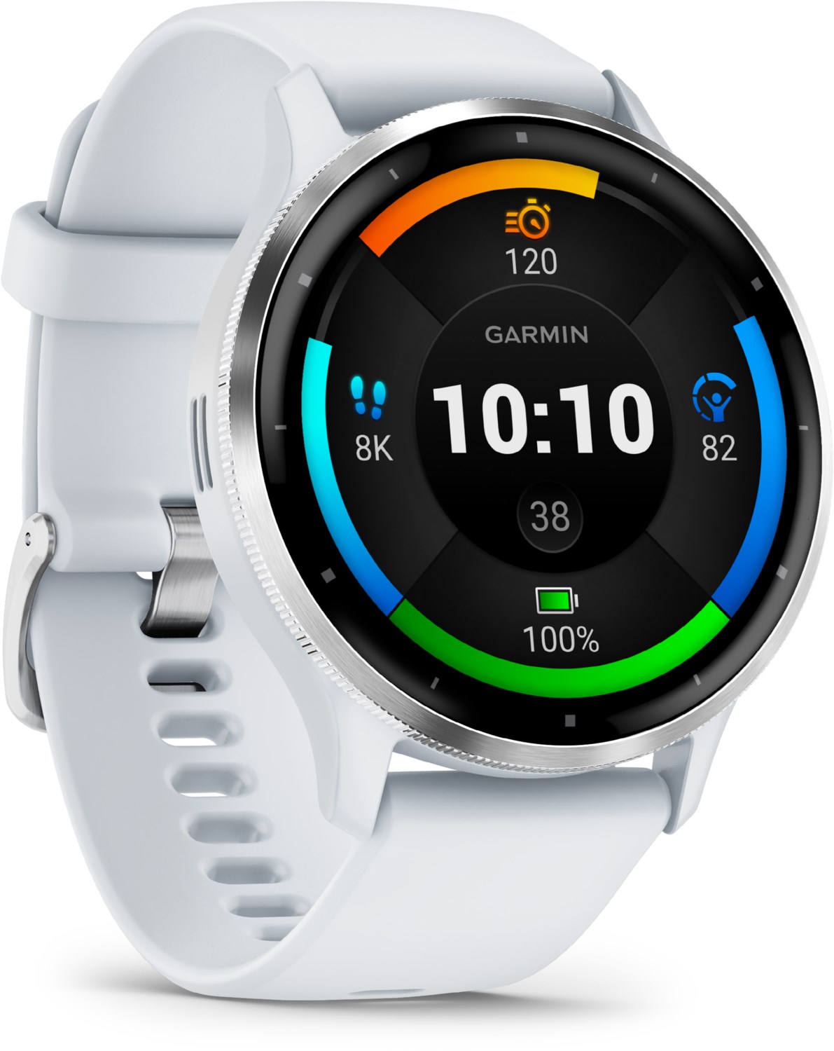 Venu 3 Smartwatch steinweiß/silber von Garmin