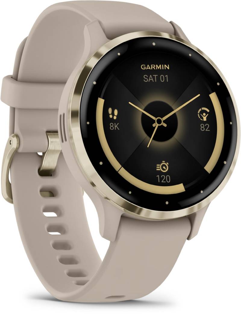 Venu 3S Smartwatch french gray/softgold von Garmin
