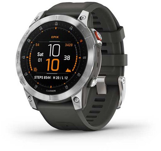 epix Sportuhr schiefergrau/silber von Garmin