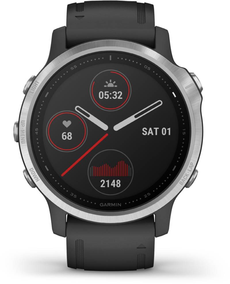 fenix 6S Sportuhr schwarz/silber von Garmin