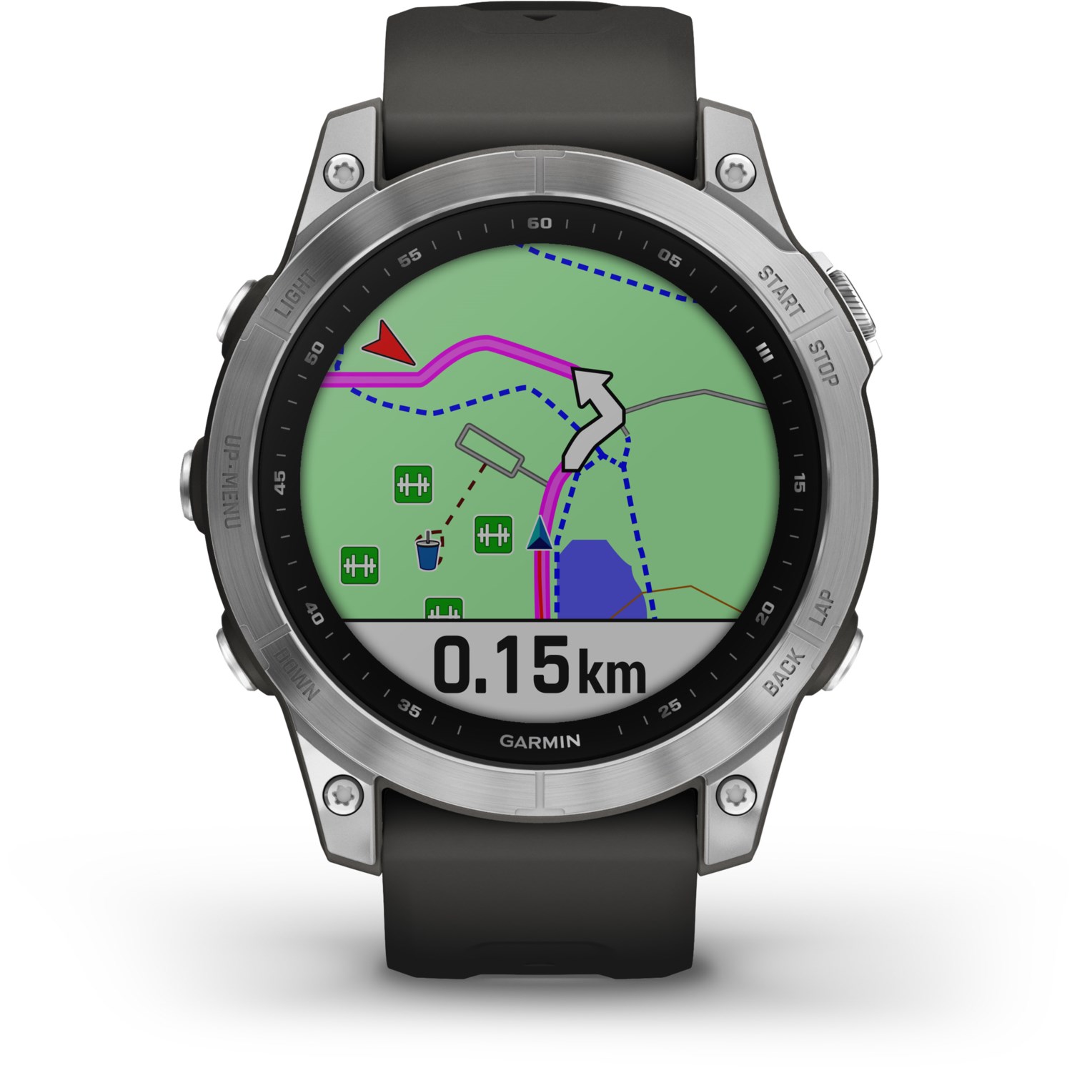 fenix 7 Sportuhr graphit/silber von Garmin