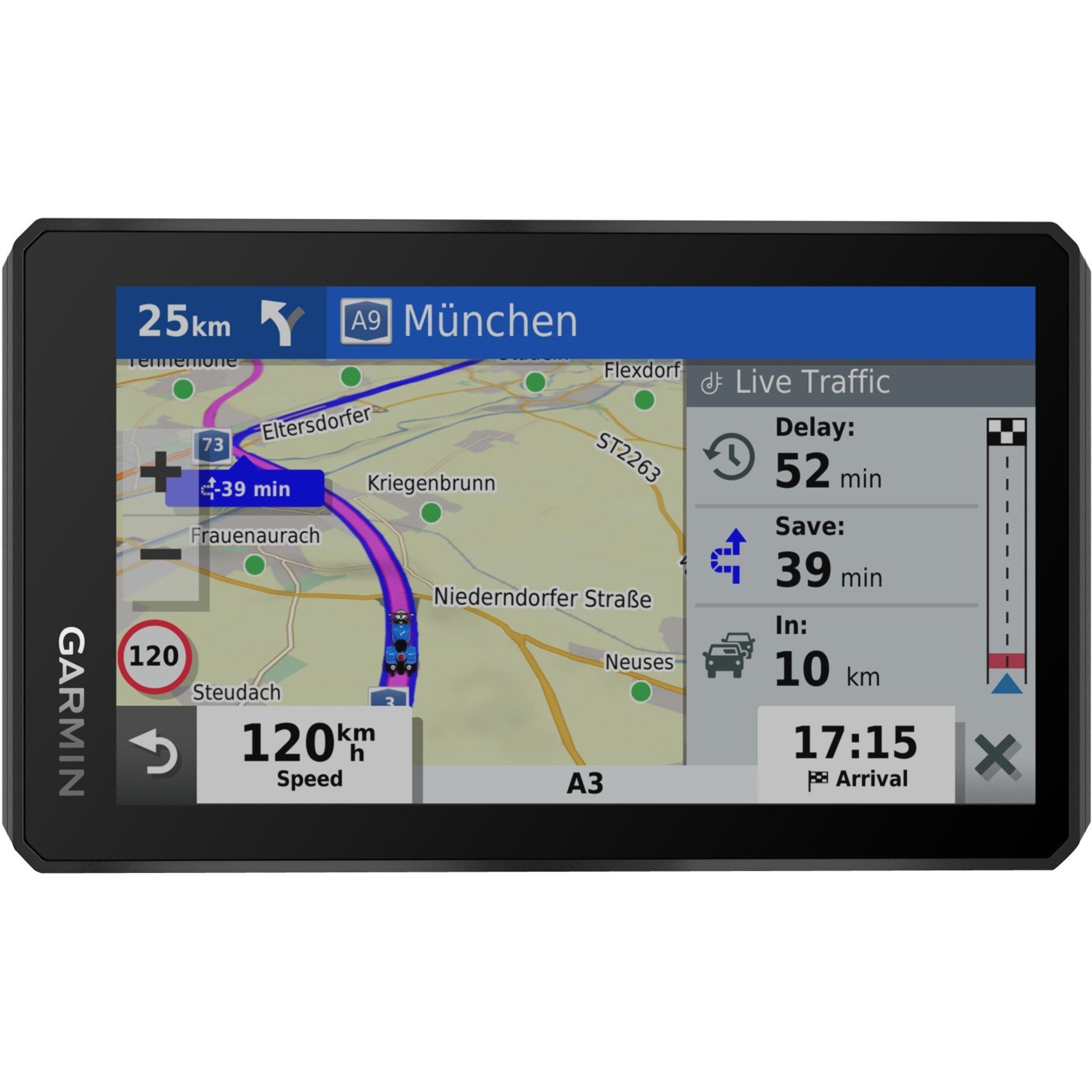 zumo XT, Navigationssystem von Garmin