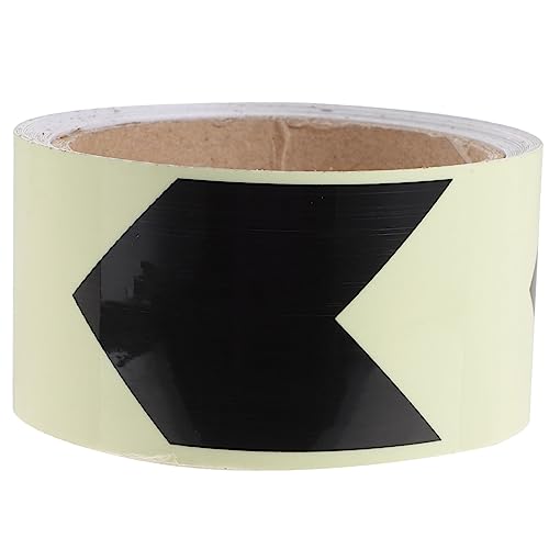 Garneck 1 Rolle Reflektierendes Band Führen Treppenstufe Reflexstreifen Für Treppen Neon Klebeband Boden Fluoreszierendes Klebeband Indikator Gefahrenband Vinyl Hochhell Nacht Szene Pvc von Garneck