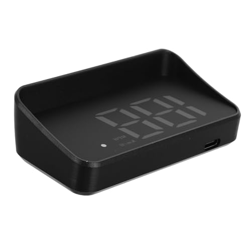 Garneck 1 Satz Hud -anzeige Tachometer Aus Kunststoff Für Autos Auto-Monitor Digitaler Tacho Für Auto Innenzubehör Automatisches Head-up-Display Praktischer Autotacho Plastik Schwarz von Garneck