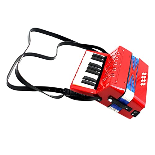 Garneck 1 Stück Akkordeon Anfänger Akkordeon Musikinstrumente für pädagogisches entzückendes Akkordeon einführende Musikinstrumente Plastik rot Garneck 1 Stück Akkordeon Anfänger Akkordeon Musikinstrumente für pädagogisches entzückendes Akkordeon einführende Musikinstrumente Plastik rot von Garneck