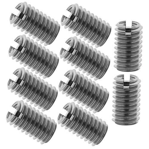 Garneck 10 Stück Gewindereparatureinsätze Gewindereparatursätze Gewindereparatureinsatz aus Edelstahl Ersatzteile für Stehlampen Lampenteile Hardware Rostfreier Stahl Silber Garneck 10 Stück Gewindereparatureinsätze Gewindereparatursätze Gewindereparatureinsatz aus Edelstahl Ersatzteile für Stehlampen Lampenteile Hardware Rostfreier Stahl Silber von Garneck