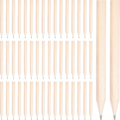 Garneck 50 Stück Mini Bleistifte – Kurze - Dicke Bleistifte Aus Holz - Ideal Für Kindergarten Und Schule Runde Form Perfekt Für Kleine Hände Und Kreative Schreibprojekte von Garneck