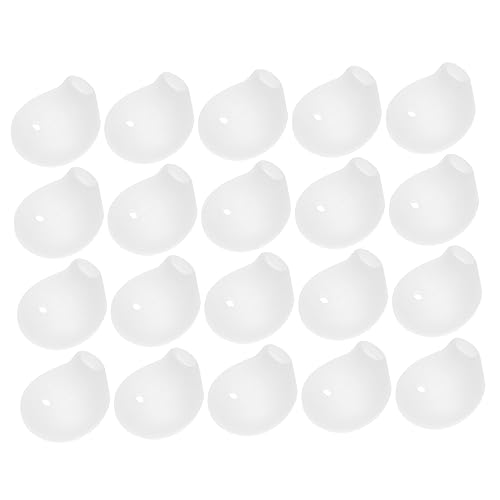 Garneck 10Paare Edge Ohrhörer Schutzkappen Silikon Abnehmbar und Langlebig Weiche und Bequeme Passform Schutz für Ohrhörer Weiß Garneck 10Paare Edge Ohrhörer Schutzkappen Silikon Abnehmbar und Langlebig Weiche und Bequeme Passform Schutz für Ohrhörer Weiß von Garneck