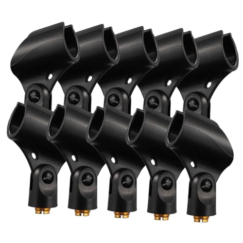 Garneck 10Stücke Teiliges Mikrofon Clip Mit Adapter Für Handmikrofone Robuste Mikrofonhalterungen Aus Pe Für Podcasting Live Streaming Und Audioaufnahmen Einfache Installation Garneck 10Stücke Teiliges Mikrofon Clip Mit Adapter Für Handmikrofone Robuste Mikrofonhalterungen Aus Pe Für Podcasting Live Streaming Und Audioaufnahmen Einfache Installation von Garneck