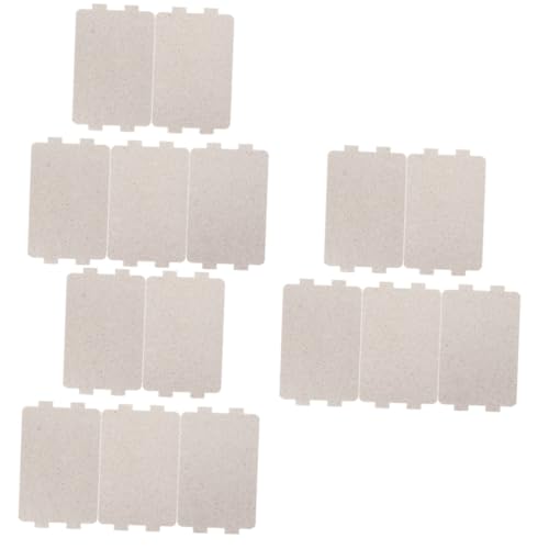 Garneck 15 Stück Blatt Mikrowellen-glimmerflocken Glimmerplatte Für Mikrowelle Wellenschutzabdeckung Glimmerplatte Für Ofen Universelle Hohlleiterabdeckung Mikrowellenzubehör Glimmerpapier von Garneck