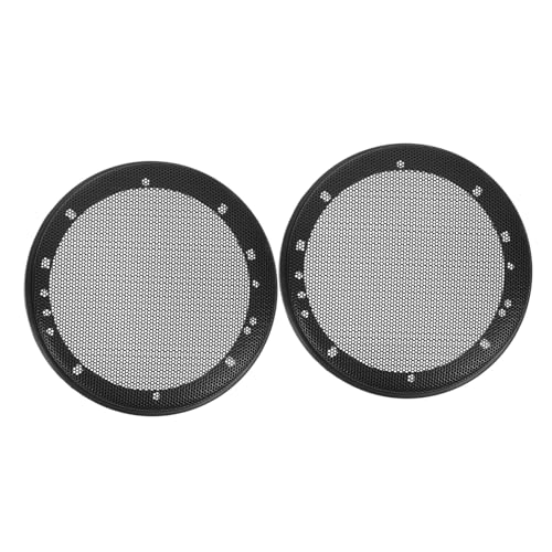 Garneck 2 Stück Lautsprechergitter Subwoofer Auto Mesh-Lautsprecherabdeckung Auto-Subwoofer Grill subwoofer modifikation netzabdeckungen Lautsprecherzubehör Eisennetz Black Garneck 2 Stück Lautsprechergitter Subwoofer Auto Mesh-Lautsprecherabdeckung Auto-Subwoofer Grill subwoofer modifikation netzabdeckungen Lautsprecherzubehör Eisennetz Black von Garneck