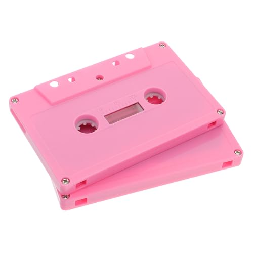 Garneck 2 Stück Retro-Kassette Leere Kassetten Kassettenband leer Audiokassetten Hip-Hop-Kassetten Musikkassetten Plastik Rosa Garneck 2 Stück Retro-Kassette Leere Kassetten Kassettenband leer Audiokassetten Hip-Hop-Kassetten Musikkassetten Plastik Rosa von Garneck