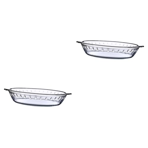 Garneck 2 Stück Runde Glas Backform Glasgeschirr Grill Fisch Tablett Grillplatte Mit Griff Einweihungsgeschenk Mikrowellen Platte Mikrowellen Grillplatte Hitzebeständige Schüssel Garneck 2 Stück Runde Glas Backform Glasgeschirr Grill Fisch Tablett Grillplatte Mit Griff Einweihungsgeschenk Mikrowellen Platte Mikrowellen Grillplatte Hitzebeständige Schüssel von Garneck