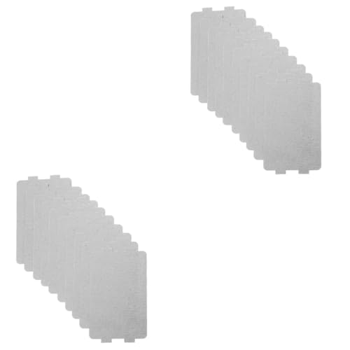 Garneck 20 Stk Anti-öl-schallwand Backofen Glimmerplatten -ersatzplatten Mikrowellen-ersatzzubehör Mikrowellen-wellenleiter-abdeckung Glimmerplatte Für Mikrowelle Glimmermaterial von Garneck
