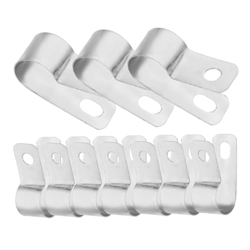 Garneck 20Stücke Förmige Kabel Draht Clips aus Langlebig Leicht für Kabelmanagement Befestigung von Lichterketten im Außenbereich Einfach zu Reinigen Garneck 20Stücke Förmige Kabel Draht Clips aus Langlebig Leicht für Kabelmanagement Befestigung von Lichterketten im Außenbereich Einfach zu Reinigen von Garneck