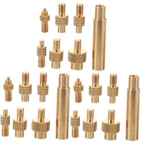 Garneck 3 Sätze Heißes Schmelzmutter -kit Mit Gewinde Einsätze Faden Werkzeug Gewindeeinsatzpresse Gewindeeinsatzmutter Gewindeeinsatzsatz Set Einfügen Heiße Schmelznuss Golden von Garneck