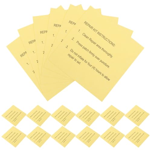 Garneck 30 Stück Patch-Kit für Schlauchboote Reparaturset für Wannenflicken auto klebeband Vinyl-Patch-Kit Vinyl-Reparaturflicken Reparaturset für Schlauchboote Papier Weiß von Garneck