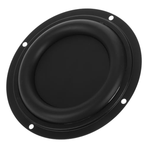 Garneck 4 Bass Kühlerhupe Subwoofer Lautsprecher Autozubehör Autozubehör Membranplatte Fahrzeugzubehör Bassvibrationsmembran Autozubehör Autoteil Autozubehör Schwarzer Gummi von Garneck
