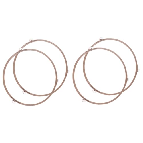 Garneck 2sets Mikrowelle Drehteller Roller Unterstützung Für Ofen Platte Robuste Struktur Schnelle Installation 2 Stücke * 2 von Garneck