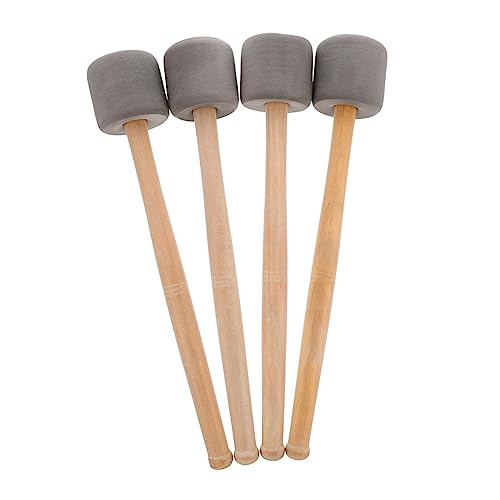 Garneck 4 Stück großer Trommelstock Schaumschlägel Trommelstiele für Schlagzeug marschierende Bassdrum Timpani Trommelschlägel mit Schaumkopf Bass-Drum-Stick Holz Grey Garneck 4 Stück großer Trommelstock Schaumschlägel Trommelstiele für Schlagzeug marschierende Bassdrum Timpani Trommelschlägel mit Schaumkopf Bass-Drum-Stick Holz Grey von Garneck