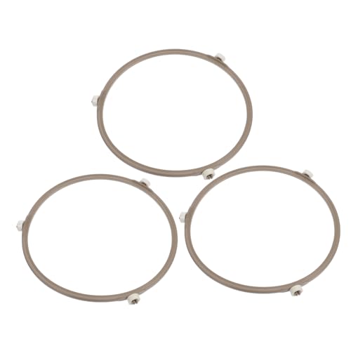 Garneck 6 Stück Mikrowellenherd Drehteller Mikrowellen Plattenhalterung Mikrowellen Drehteller Tellerständer Glasplatten Tablett Radring Drehtellerhalter Drehteller Radring von Garneck