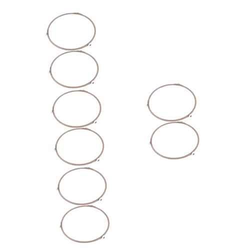 Garneck 8 Stk Paletten halterung Kunststoffpalette Serviertablett rund Plattentellerring aus Kunststoff Mikrowellen- -Ring runden Zubehör Schwenkring Scrollrad rotieren von Garneck