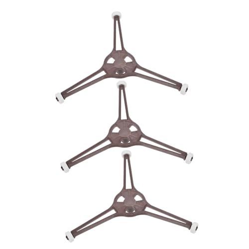 Garneck 9 Stück Mikrowellen Drehteller Glasplatten Tablett Radring Drehteller Radring Ofenblech Kreis Mikrowellen Tablett Rollenstützring Mikrowellen Radring Mikrowellen von Garneck