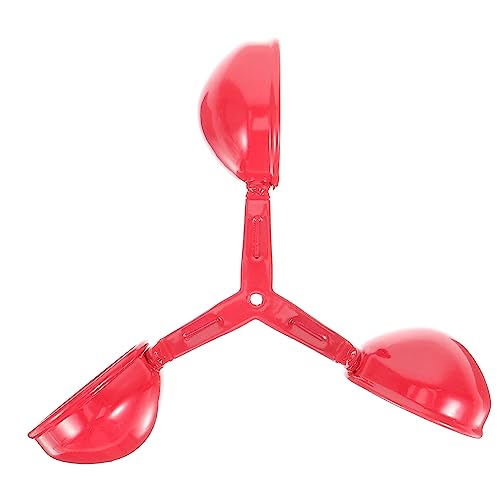 Garneck Anemometersensor Windmesssensor Ersatz-Sensorbecher Windmesser Tasse Windsensor ersatzteile wetterstation Windgeschwindigkeitspokal professioneller Windmesserbecher Metall rot von Garneck