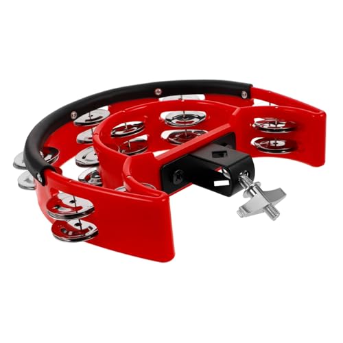 Garneck Blasen den Glockenhandring Hi-Hat-Tamburin-Ersatz Tamburin Musical Einfache Installation des Tamburins Tamburine Musical Trommel HiHat Tamburin Kleinkindmusikinstrumente Metall rot Garneck Blasen den Glockenhandring Hi-Hat-Tamburin-Ersatz Tamburin Musical Einfache Installation des Tamburins Tamburine Musical Trommel HiHat Tamburin Kleinkindmusikinstrumente Metall rot von Garneck