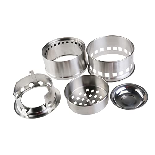 Garneck Brennender Campingkocher Edelstahl Campingkocher Aus Brennender Rucksackkocher Tragbarer Campingkocher Wanderkocher Wanderzelt Tragbares Kochfeld Reisen Holzofen Grill Garneck Brennender Campingkocher Edelstahl Campingkocher Aus Brennender Rucksackkocher Tragbarer Campingkocher Wanderkocher Wanderzelt Tragbares Kochfeld Reisen Holzofen Grill von Garneck