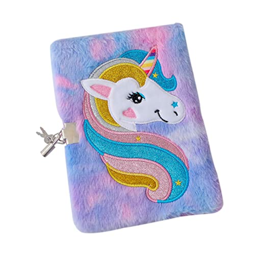 Garneck Einhorn-Tagebuch für Tagebuch schreiben süßes stationäres Schreibwaren Damen briefpapier notizbuch schulzeug Mädchen Plüsch Molkerei Mädchen-Notizbücher Metall Violet Garneck Einhorn-Tagebuch für Tagebuch schreiben süßes stationäres Schreibwaren Damen briefpapier notizbuch schulzeug Mädchen Plüsch Molkerei Mädchen-Notizbücher Metall Violet von Garneck