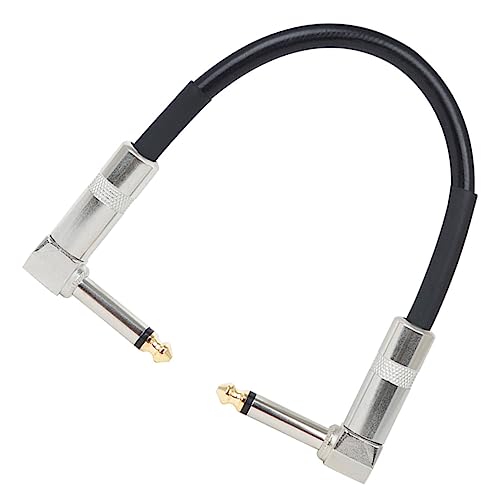 Garneck Gitarreneffektkabel Metallstecker Leicht Und Tragbar Für Musiker Und Auftritte Hochwertiges Instrumentenkabel Für Gitarreneffektgeräte von Garneck