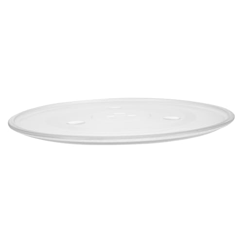 Garneck Ersatz-drehteller Aus Glas für Den Ofen Mikrowellen-glasplatte Vertiefungen für Gleichmäßiges Garen von Garneck