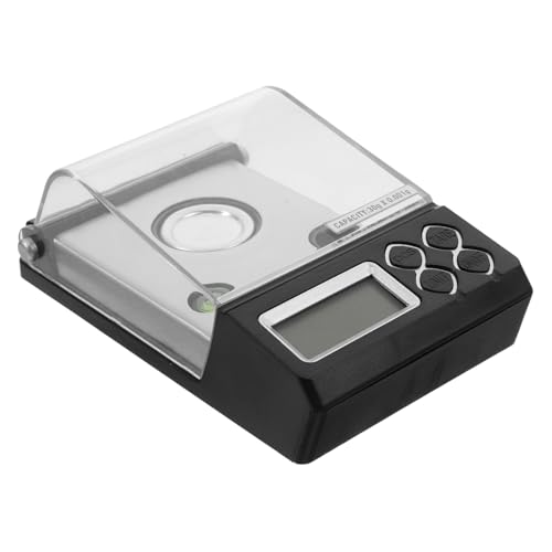 Garneck - Milligramm- für Pulver wissenschaftlicher Maßstab digitale Grammwaage Elektronische Küchenwaage Hochpräzise Milligrammwaage Plastik Silver von Garneck