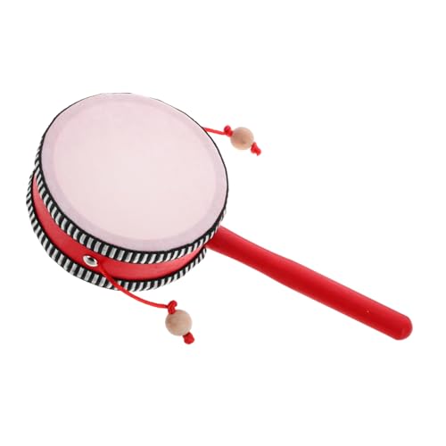 Garneck Rassel Handtrommeln für Erwachsene Schlagzeug pandero Musikinstrumente für Kleinkinder rosa Tamburin Orff-Instrumente Kleinkindmusikinstrumente Dholki das Haustier rot Garneck Rassel Handtrommeln für Erwachsene Schlagzeug pandero Musikinstrumente für Kleinkinder rosa Tamburin Orff-Instrumente Kleinkindmusikinstrumente Dholki das Haustier rot von Garneck