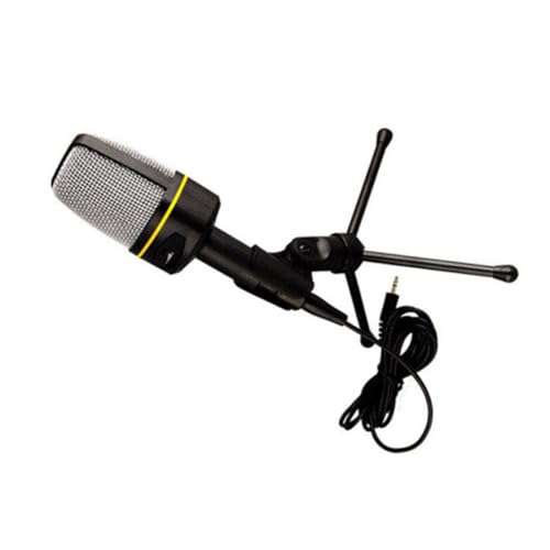 Garneck Retro Mikrofon mit Stativ Aufnahmemikrofon für Karaoke Gesang Musikaufzeichnung und Audio Chat Tragbares Mikrofon für PC für Sprachaufnahmen Garneck Retro Mikrofon mit Stativ Aufnahmemikrofon für Karaoke Gesang Musikaufzeichnung und Audio Chat Tragbares Mikrofon für PC für Sprachaufnahmen von Garneck