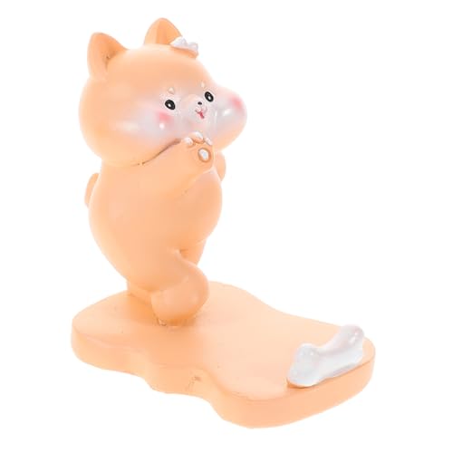 Garneck handyhalter praktisch Kawaii Schreibtischzubehör Auto Telefon Halterung CD-Slot-Telefonhalterung Telefon Autohalterung Telefonständer für Katzen Auto CD Halter Harz von Garneck