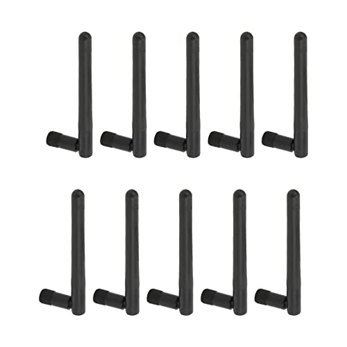 10 Stück WiFi-Antenne, SMA-Stecker, Antenne mit Hoher Verstärkung für PC-Desktop-Computer PCI PCIe Wireless Network Router von Garosa