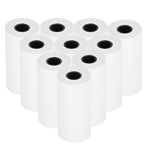 10Pcs Thermorollen, Thermopapier für tragbare Kinder Sofortdruckkamera, 2,2 Zoll x 19,7 Fuß(Thermopapier) von Garosa