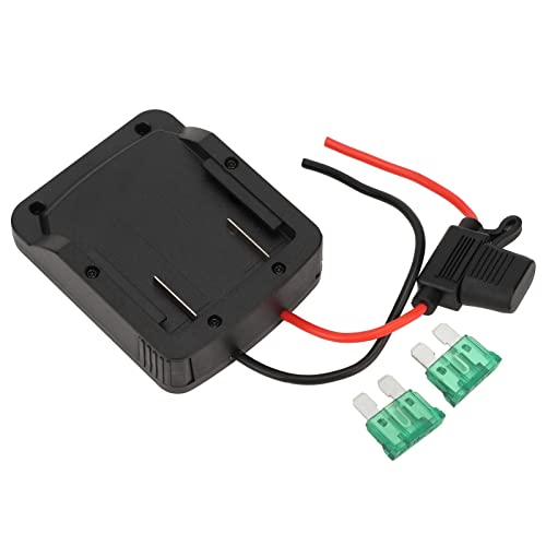 18 V 20 V Lithium-Batterieadapter mit Sicherungshalter, Kompatibel mit 18 V Batterie, Power E-Bikes, Skateboards, Spielzeugautos, Geeignet für 4WD-Zubehör, Campingausrüstung, 18 V 20 V Lithium-Batterieadapter mit Sicherungshalter, Kompatibel mit 18 V Batterie, Power E-Bikes, Skateboards, Spielzeugautos, Geeignet für 4WD-Zubehör, Campingausrüstung, von Garosa