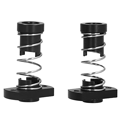 2 Set T8 Anti Backlash Federbelastete Nut Elimination Gap Nuts Anti Backlash POM Nut Eliminieren Nut für 3D Drucker Zubehör T8 Gewindestange 8mm Blei 3D Drucker Gewindestangenmutter von Garosa