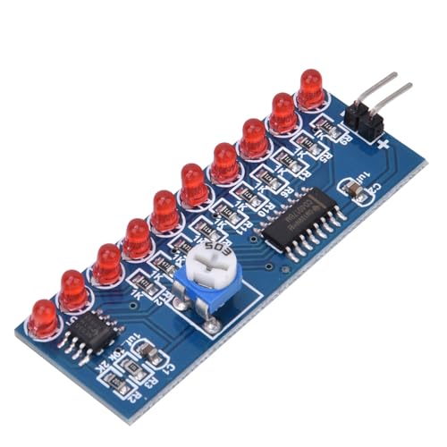 2 stücke ne555 + cd4017 modul wasser fließende led licht elektronische produktionssuite rot blinkende lichter lampe diy kit elektronische schaltung von Garosa