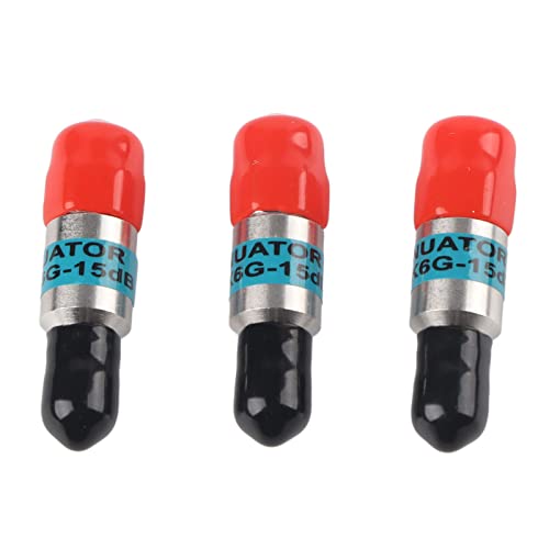 3 stücke Dämpfungsglied SMA-JK Stecker auf Buchse HF-Koaxial-Dämpfungsglied 2 Watt 6 GHz 50 Ω 1-30 dB Steckverbinder HF-Koaxial-DC-Block Feste Dämpfung HF-Koaxial-Dämpfungsglied(15db) von Garosa