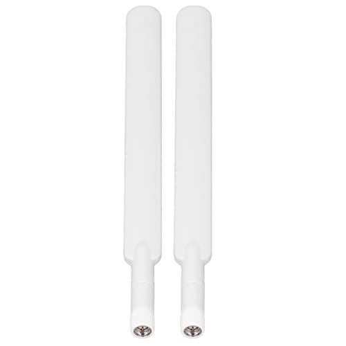 4G-Antenne, 2 Stück 4G LTE Omnidirektionale Antenne High Gain Datenübertragung SMA-Stecker, Faltbarer Kleber für WLAN-Router, Omnidirektionale Antenne (Weiss) von Garosa