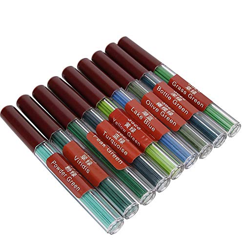 9 Farbe 2.0MM Bleistiftmine, Nachfüllungen Nachfüllstiftkern für Druckautomatik, 8 Stück für jede Farbe von Garosa