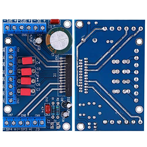 Audio Verstärker DC 12-14,5 V 41 Watt 4 Kanal Audio Verstärkerplatine BTL Ausgangsmodus Auto Verstärkerplatine Diy Modul für Elektronische Enthusiasten o Musik Enthusiasten von Garosa