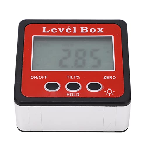 Digital Level Box Magnetischer Winkelsucher Tragbarer Winkelmesser Neigungsmesser Mehrzweck für Zimmerei Holzbearbeitung Baumaschinen Gebäude Digital Level Box Magnetischer Winkelsucher Tragbarer Winkelmesser Neigungsmesser Mehrzweck für Zimmerei Holzbearbeitung Baumaschinen Gebäude von Garosa
