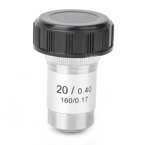 Einstellbare 4X 10X, 20X, 40X, 60X, 100X Achromatische Objektivlinse mit Klarem Bild, Einfache Beobachtung für Mikroskope (20X) von Garosa