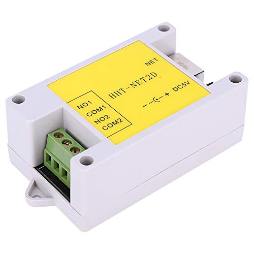 Garosa 2-Kanal-IP-Netzwerk-Relaismodul-Fernbedienung für Smart Home DC5V, MODBUS TCP-Unterstützung, 2-Kanal-10A-Relais-Controller für Smart Home-Steuerung von Garosa